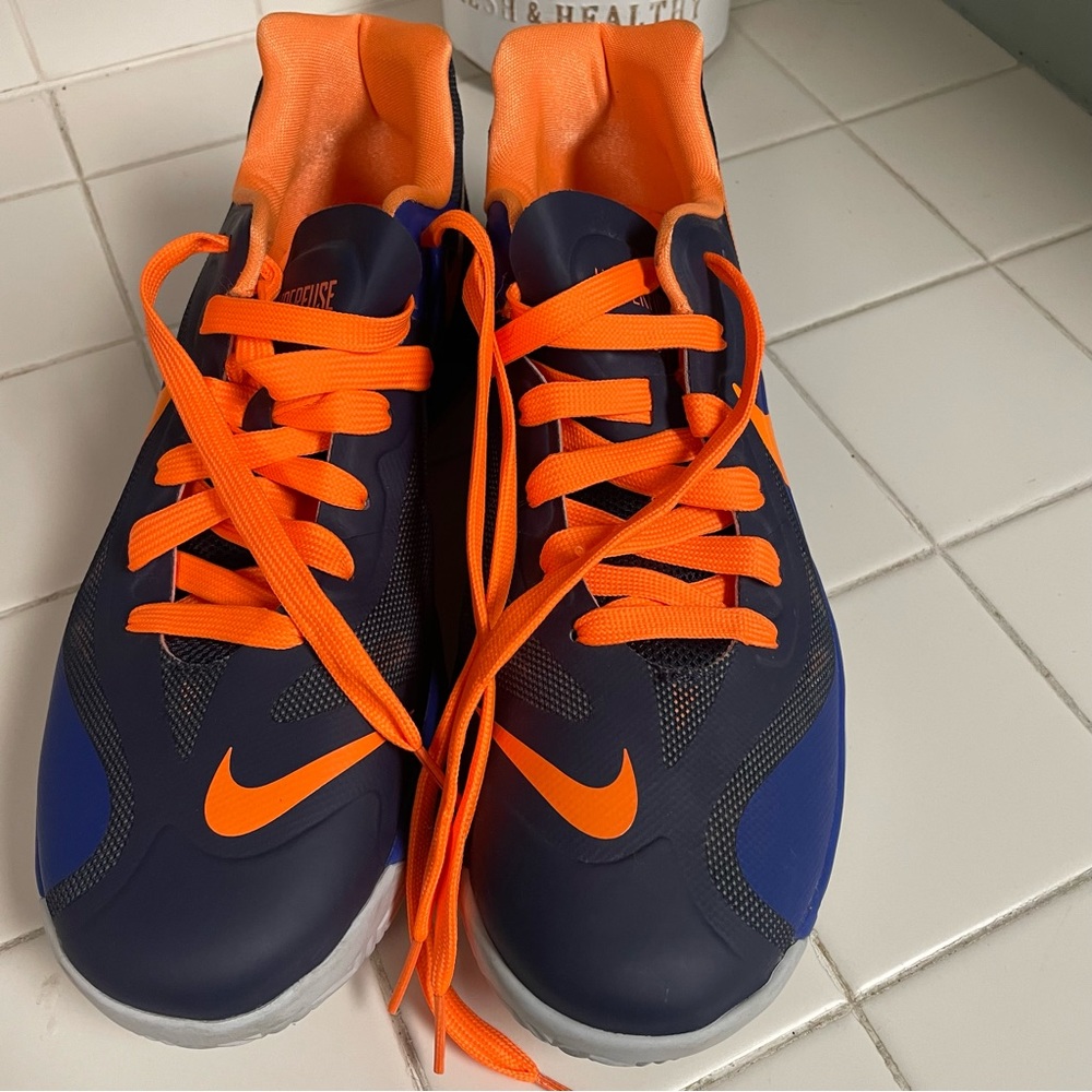 Nike Athletic Shoes - Navy and Orange